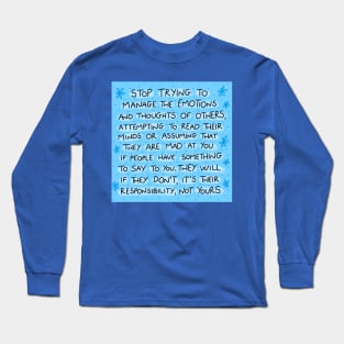 Overthinker Long Sleeve T-Shirt